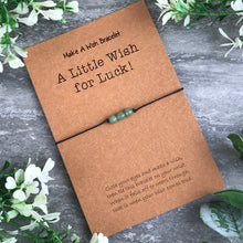 Load image into Gallery viewer, A Little Wish For Luck - Green Aventurine-The Persnickety Co
