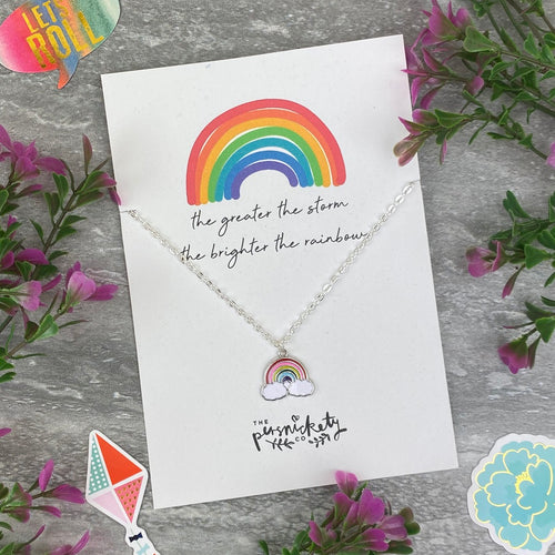 Rainbow Necklace-The Persnickety Co