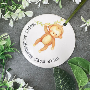 Personalised First Birthday Hanging Decoration-6-The Persnickety Co