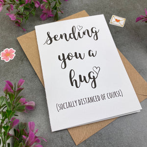 Sending You A Hug (Socially Distanced Of Course) Card-2-The Persnickety Co
