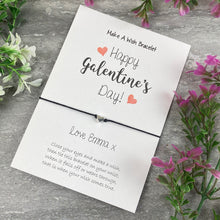 Load image into Gallery viewer, Personalised Happy Galentine&#39;s Day Wish Bracelet-2-The Persnickety Co
