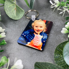 Load image into Gallery viewer, Personalised Photo Keyring - Rectangular-3-The Persnickety Co
