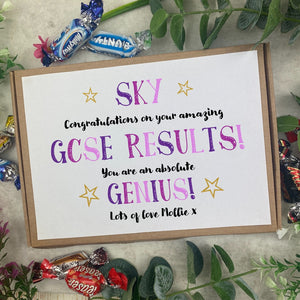 Exam Congratulaions - GCSE Chocolate Box