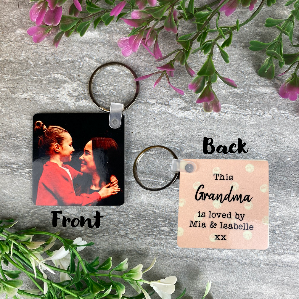 This Grandma Is Loved By Photo Keyring-The Persnickety Co