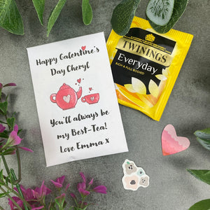 You'll Always Be My Best-Tea Personalised Galentine's Day Tea Envelope