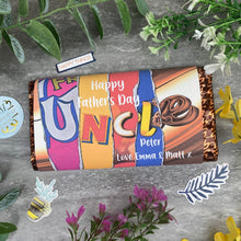Load image into Gallery viewer, Happy Father&#39;s Day Uncle Personalised Chocolate Bar-The Persnickety Co
