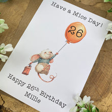 Load image into Gallery viewer, Have A Mice Day! - Personalised Card-3-The Persnickety Co
