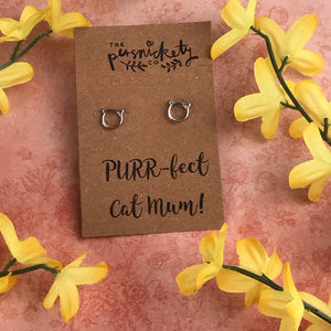 925 Sterling Silver - PURR-fect Cat Mum-6-The Persnickety Co