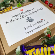 Load image into Gallery viewer, Merry Christmas Personalised Dog Mum/Dad Chocolate Box-3-The Persnickety Co
