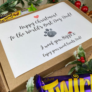 Merry Christmas Personalised Dog Mum/Dad Chocolate Box-3-The Persnickety Co