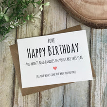 Load image into Gallery viewer, Personalised Humorous Birthday Card-The Persnickety Co
