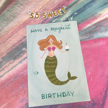 Load image into Gallery viewer, Have A Magical Birthday Postcard-4-The Persnickety Co
