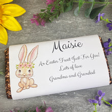 Load image into Gallery viewer, Personalised Easter Bunny Chocolate Bar
