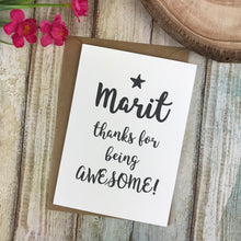 Load image into Gallery viewer, Thanks For Being Awesome Card-8-The Persnickety Co
