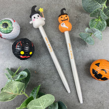 Load image into Gallery viewer, Halloween Ghost and Pumpkin Gel Pens
