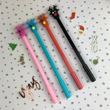 Load image into Gallery viewer, Winking Reindeer Gel Pen-5-The Persnickety Co
