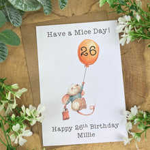 Load image into Gallery viewer, Have A Mice Day! - Personalised Card-7-The Persnickety Co
