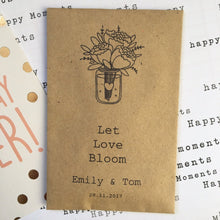 Load image into Gallery viewer, Let Love Bloom 12 x Wedding Favours - Custom Made/Personalised To Order-3-The Persnickety Co
