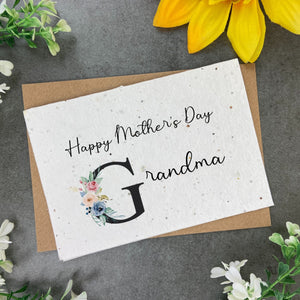 Happy Mother's Day Grandma - Plantable Seed Card