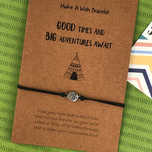 Good Times and Big Adventures Await Wish Bracelet-4-The Persnickety Co