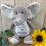 Load image into Gallery viewer, Personalised &#39;Big Brother&#39; Elephant Soft Toy
