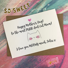 Load image into Gallery viewer, Happy Mother&#39;s Day - Cat Mum Card-The Persnickety Co
