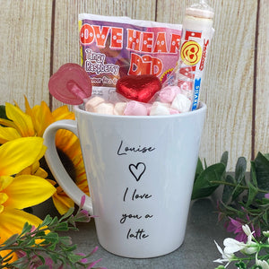 Personalised I Love You A Latte Mug