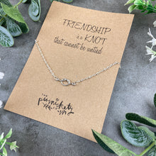 Load image into Gallery viewer, Friendship Knot Necklace
