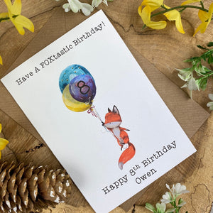 FOXtastic Birthday Card-The Persnickety Co