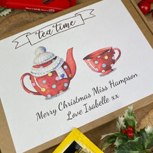 Load image into Gallery viewer, Teacher Christmas Tea &amp; Biscuit Box-4-The Persnickety Co
