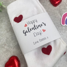 Load image into Gallery viewer, Happy Galentines Day- Heart Socks
