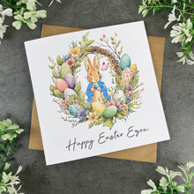 Load image into Gallery viewer, Personalised Easter Rabbit Card
