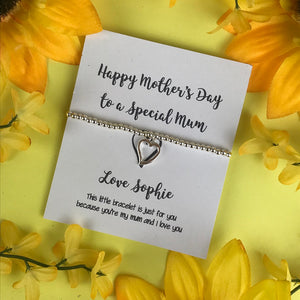 Happy Mothers Day To A Special Mum - Personalised Bracelet-2-The Persnickety Co