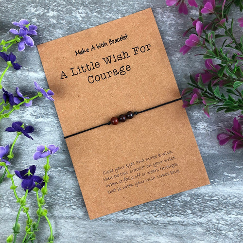 A Little Wish For Courage - Red Jasper-The Persnickety Co