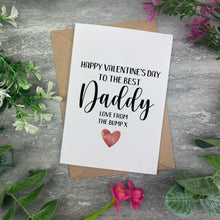 Load image into Gallery viewer, Valentines Card- Best Daddy From Bump-The Persnickety Co
