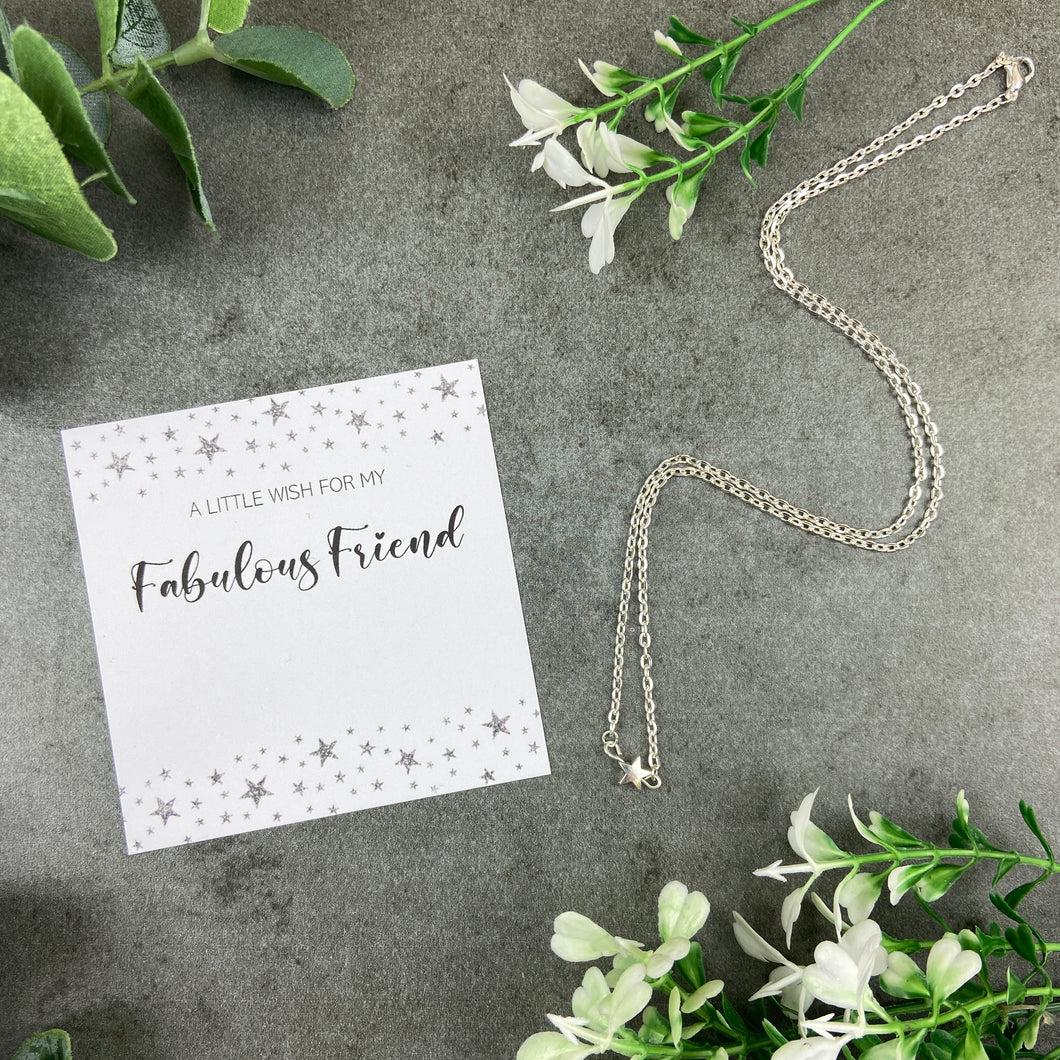 Fabulous Friend Star Necklace And Bracelet