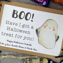 Load image into Gallery viewer, BOO! Personalised Halloween Chocolate Box-3-The Persnickety Co
