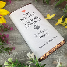 Load image into Gallery viewer, Best Dog Mum Mothers Day Personalised Chocolate Bar
