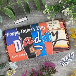 Happy Father's Day Daddy Personalised Chocolate Bar