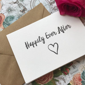 Happily Ever After Wedding Card-3-The Persnickety Co