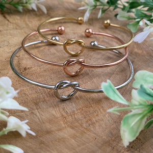 Will You Be My Bridesmaid Knot Bangle-6-The Persnickety Co