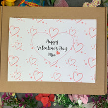 Load image into Gallery viewer, Personalised Heart Valentines Day Sweet Box
