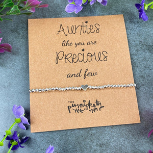 Aunties Like You Are Precious And Few Beaded Bracelet-5-The Persnickety Co