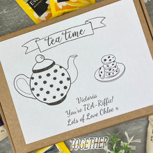 Load image into Gallery viewer, You&#39;re TEA-Riffic Personalised Tea and Biscuit Box-5-The Persnickety Co
