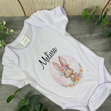 Load image into Gallery viewer, Easter Flower Bunny Bib and Vest
