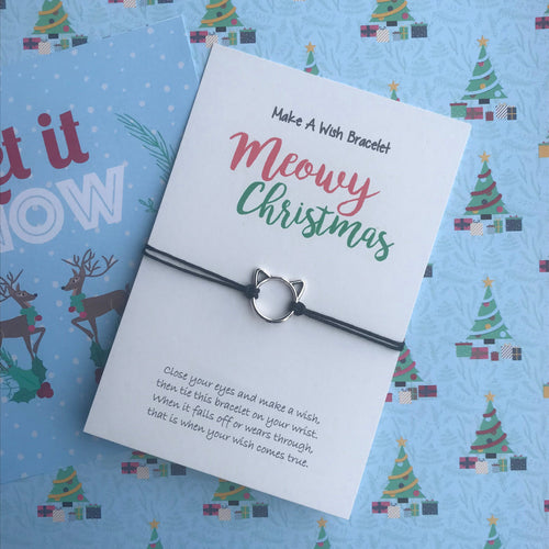 Meowy Christmas Bracelet-The Persnickety Co