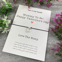 Load image into Gallery viewer, Mummy To Be Happy Valentine&#39;s Day Wish Bracelet-4-The Persnickety Co
