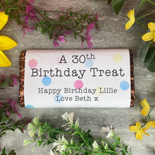 Load image into Gallery viewer, 30th Birthday Personalised Chocolate Box
