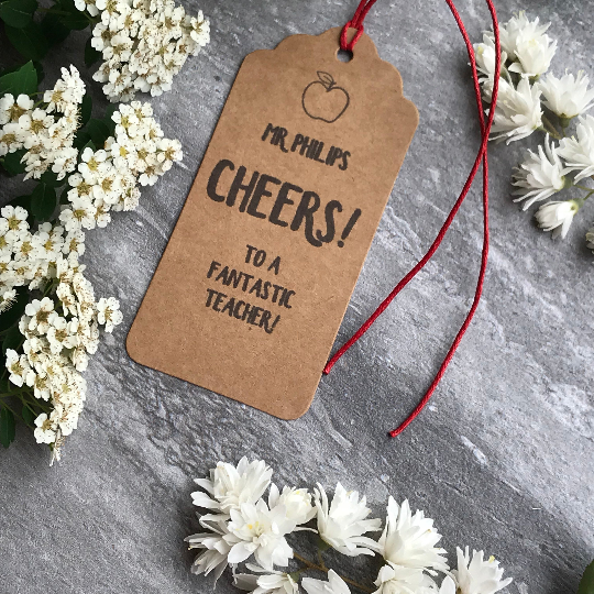 CHEERS! Teacher Wine Tag-The Persnickety Co