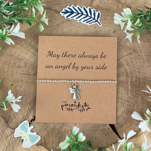 May There Always Be An Angel By Your Side Beaded Bracelet-2-The Persnickety Co